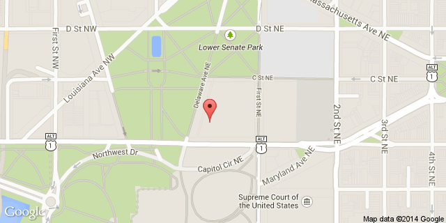 Google map of the Russell Senate Office Building